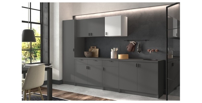 Armoire murale collection GOURMET design blanc. Hauteur 53cm