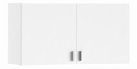 Armoire murale 2 portes collection GOURMET design blanc. Hauteur 53cm
