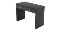 Bureau droit design avec grand tiroir collection BRIXTON coloris gris.