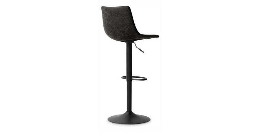 Tabouret de bar style vintage coloris noir. Collection SOUL