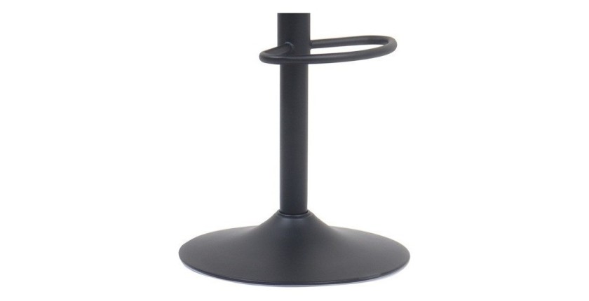 Tabouret de bar style vintage coloris cognac. Collection FERNAND