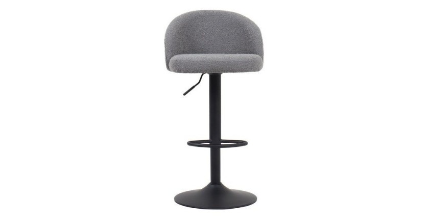 Tabouret de bar style vintage coloris gris. Collection HYDRA