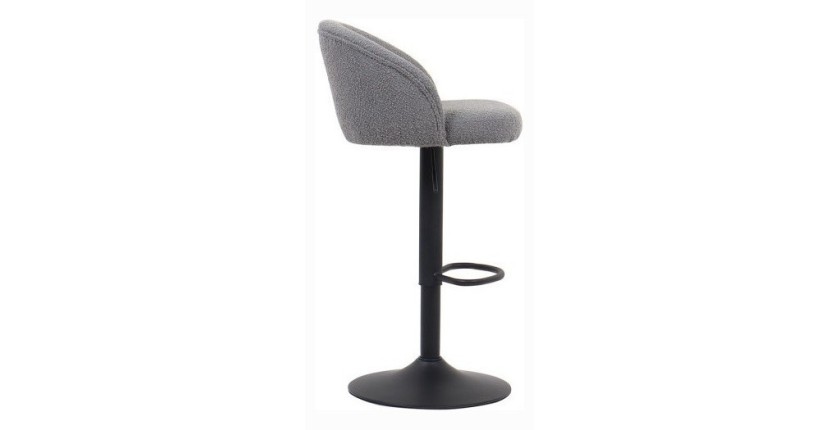 Tabouret de bar style vintage coloris gris. Collection HYDRA