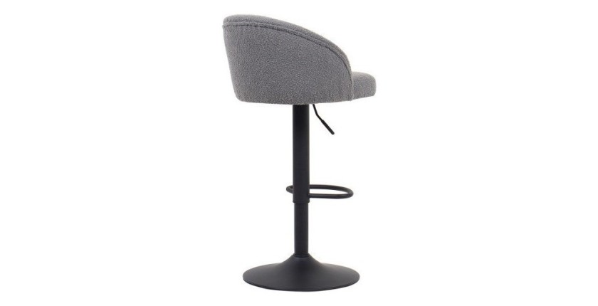 Tabouret de bar style vintage coloris gris. Collection HYDRA