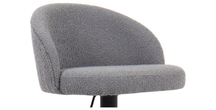 Tabouret de bar style vintage coloris gris. Collection HYDRA