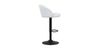 Tabouret de bar style vintage coloris blanc. Collection HYDRA