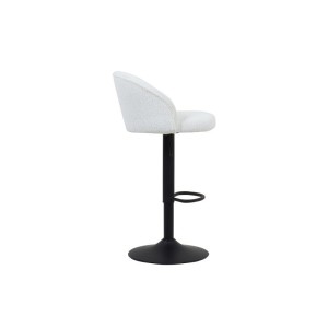 Tabouret de bar style vintage coloris blanc. Collection HYDRA