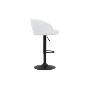 Tabouret de bar style vintage coloris blanc. Collection HYDRA