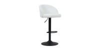 Tabouret de bar style vintage coloris blanc. Collection HYDRA
