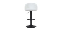 Tabouret de bar style vintage coloris blanc. Collection HYDRA