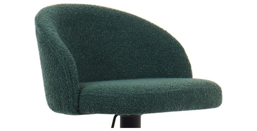 Tabouret de bar style vintage coloris vert. Collection HYDRA