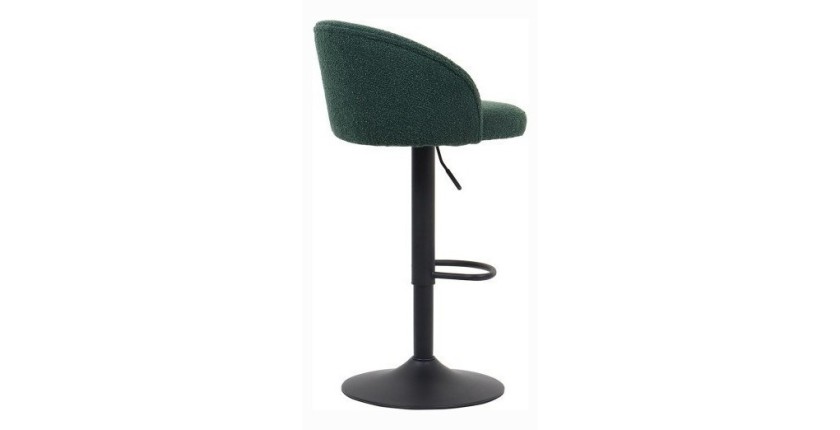 Tabouret de bar style vintage coloris vert. Collection HYDRA