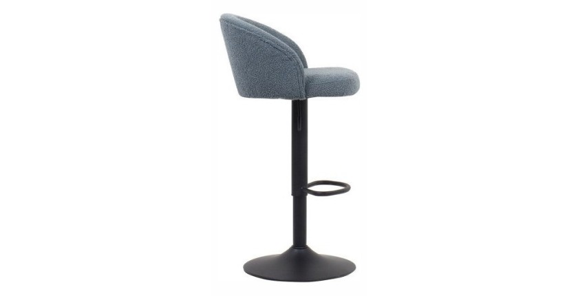 Tabouret de bar style vintage coloris bleu. Collection HYDRA
