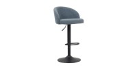Tabouret de bar style vintage coloris bleu. Collection HYDRA