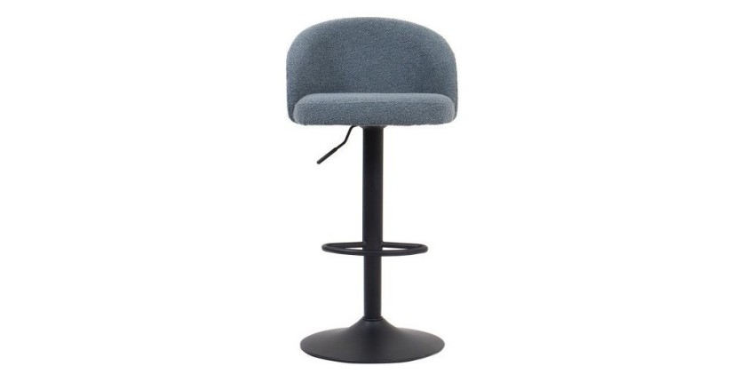 Tabouret de bar style vintage coloris bleu. Collection HYDRA