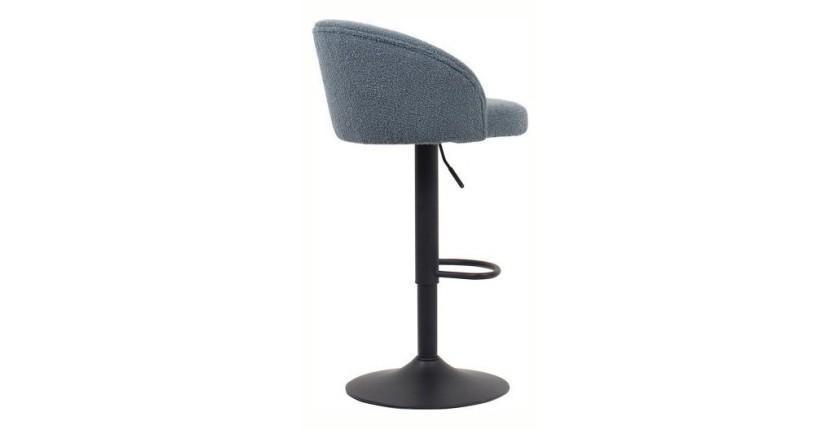 Tabouret de bar style vintage coloris bleu. Collection HYDRA