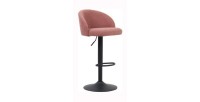 Tabouret de bar style vintage coloris rose. Collection HYDRA