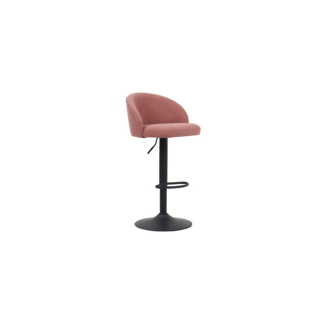 Tabouret de bar style vintage coloris rose. Collection HYDRA