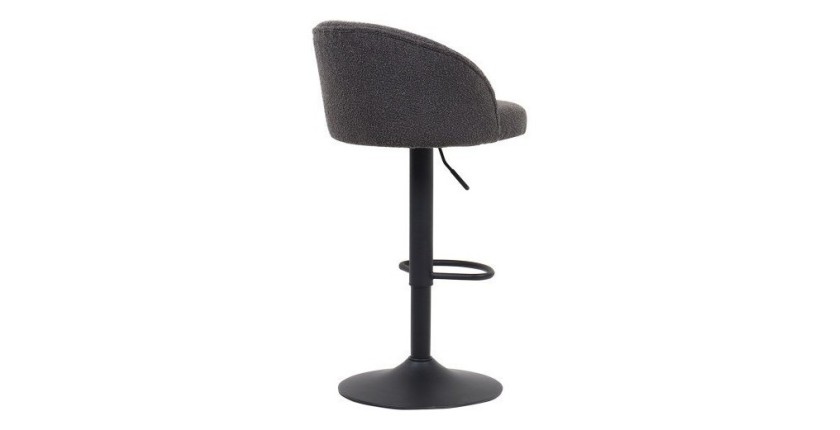 Tabouret de bar style vintage coloris gris. Collection HYDRA