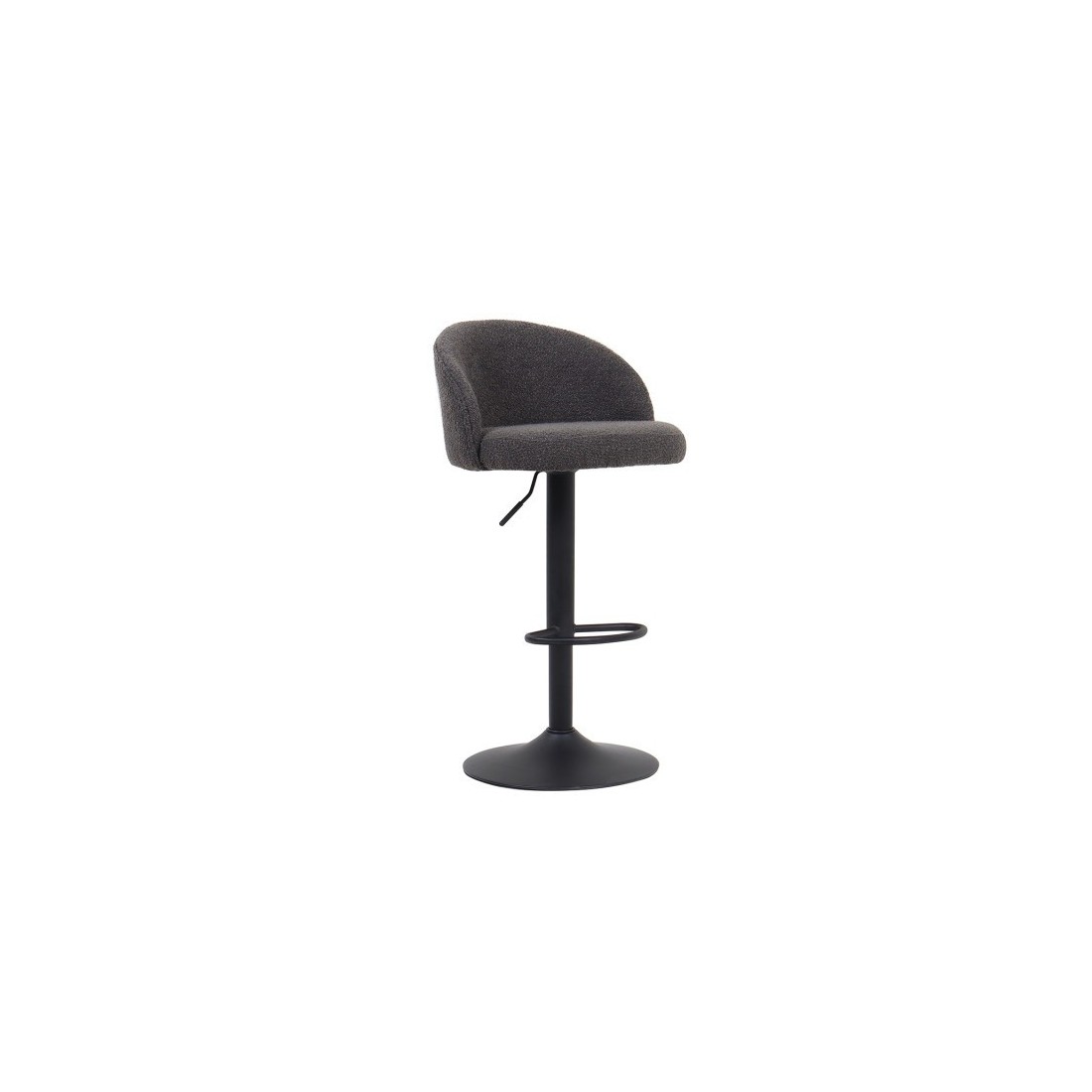 Tabouret de bar style vintage coloris gris. Collection HYDRA