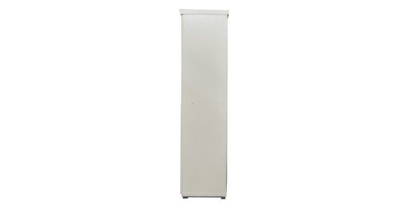 Armoire, garde-robe, collection TOM, 4 portes 160 cm, penderie intégrée coloris blanc