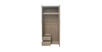 Armoire TOM 2 portes avec miroir Sonoma