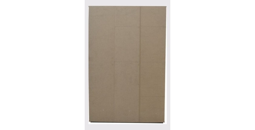 Armoire, garde-robe, avec miroir collection TOM, 3 portes 120 cm, penderie intégrée chêne sonoma