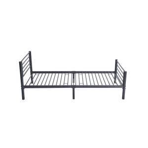 Lit en métal superposé 90x200 cm SAMMY, coloris gris foncé