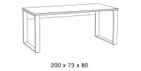 Ensemble de 5 meubles de bureau professionnel coloris chêne doré collection DEPÉ