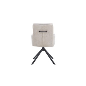 Chaise pivotante en tissu collection PLUMO coloris beige