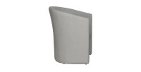 Fauteuil de salon confortable gris clair. Collection KYOTO