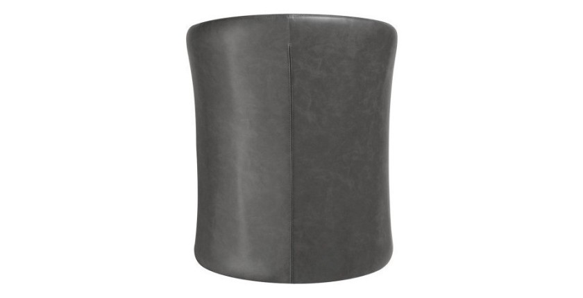 Fauteuil de salon confortable gris foncé. Collection KYOTO
