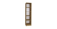 Armoire 1 porte pour dressing collection KANELLE coloris chêne clair