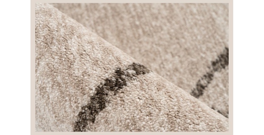 Tapis 230x160cm, beige - Confort et élégance pour votre intérieur