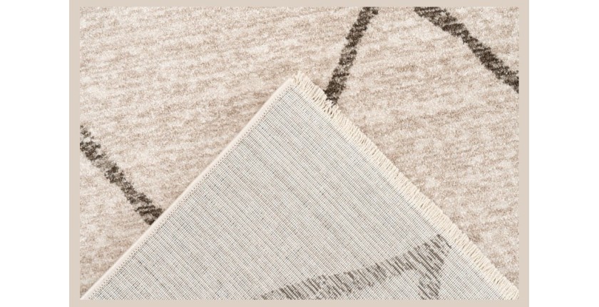 Tapis 230x160cm, beige - Confort et élégance pour votre intérieur