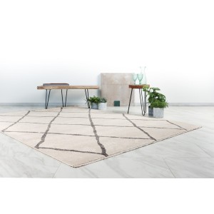 Tapis 230x160cm, Ivoire - Confort et élégance pour votre intérieur