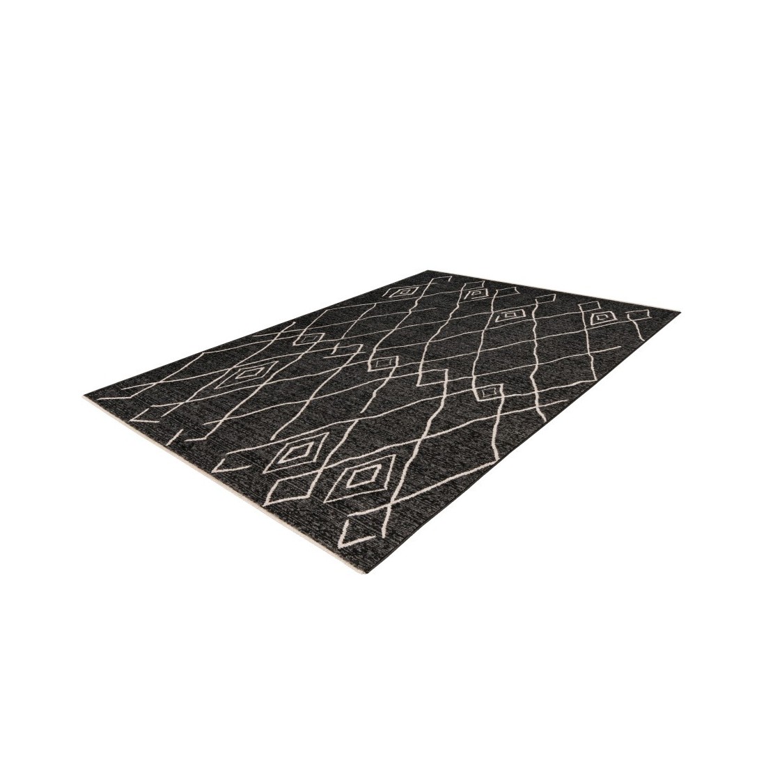 Tapis 170x120cm, graphite - Confort et élégance pour votre intérieur