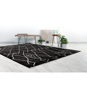 Tapis 170x120cm, graphite - Confort et élégance pour votre intérieur