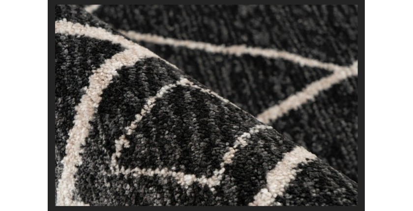 Tapis 170x120cm, graphite - Confort et élégance pour votre intérieur