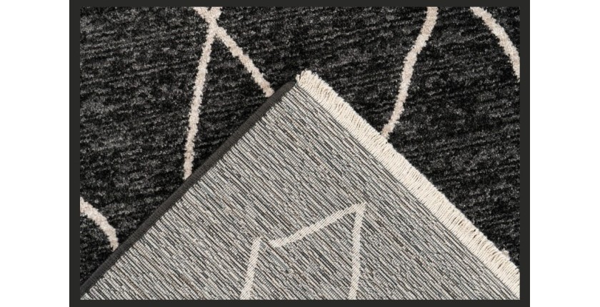 Tapis 170x120cm, graphite - Confort et élégance pour votre intérieur