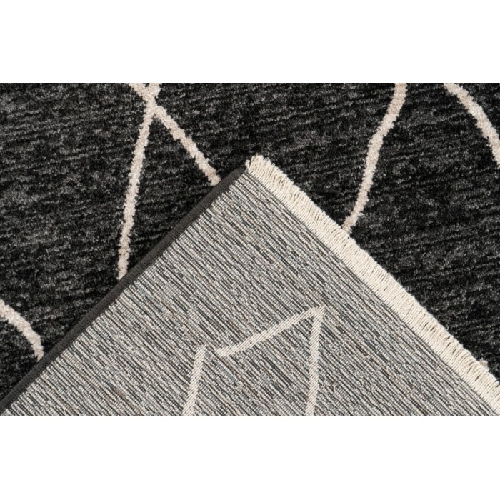Tapis 230x160cm, graphite - Confort et élégance pour votre intérieur