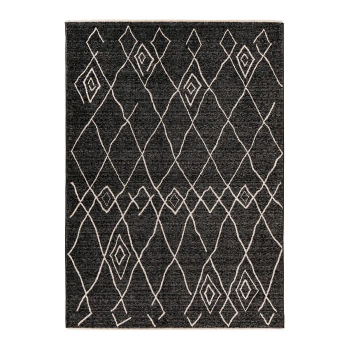 Tapis 230x160cm, graphite - Confort et élégance pour votre intérieur