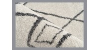 Tapis 170x120cm, design 205 coloris ivoire - Confort et élégance pour votre intérieur