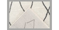 Tapis 170x120cm, design 205 coloris ivoire - Confort et élégance pour votre intérieur