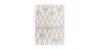 Tapis 170x120cm, design 205 coloris ivoire - Confort et élégance pour votre intérieur
