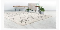 Tapis 290x200cm, design A205R coloris ivory - Confort et élégance pour votre intérieur