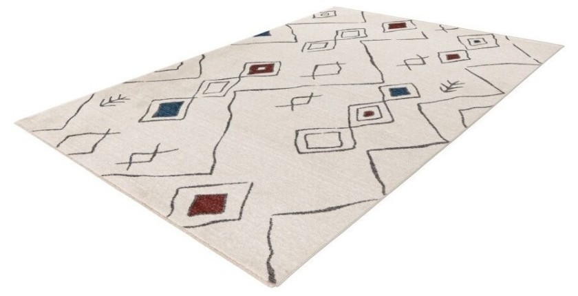 Tapis 230x160cm, design A305R coloris multicolore - Confort et élégance pour votre intérieur