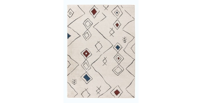 Tapis 290x200cm, design A305R coloris multicolore - Confort et élégance pour votre intérieur
