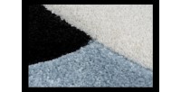 Tapis 150x80cm, design A223O coloris bleu - Confort et élégance pour votre intérieur