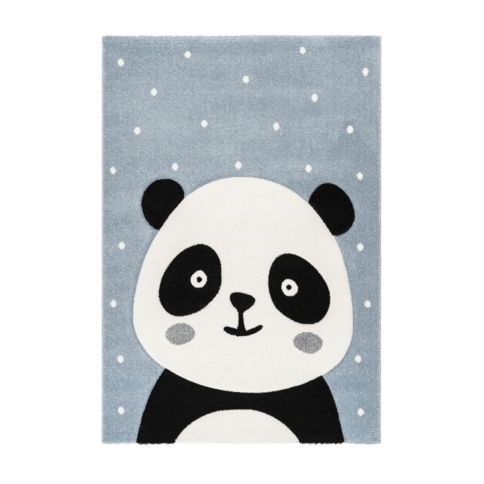 Tapis 230x160cm, design A223O coloris bleu - Confort et élégance pour votre intérieur